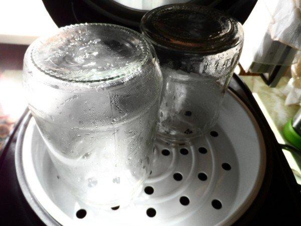 stérilisation des bocaux