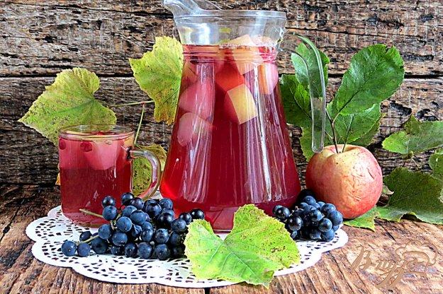 compote de raisin et de pomme