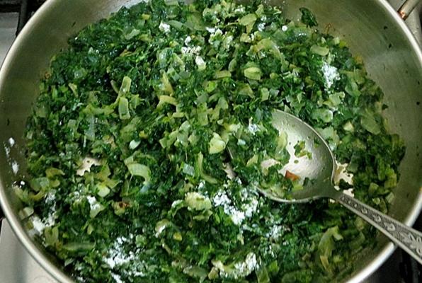 ผักโขมกับหัวหอม