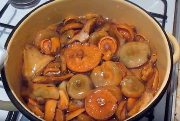 capsules de lait au safran bouillantes