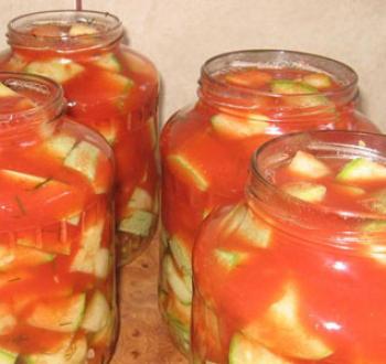 บวบในซอสมะเขือเทศ