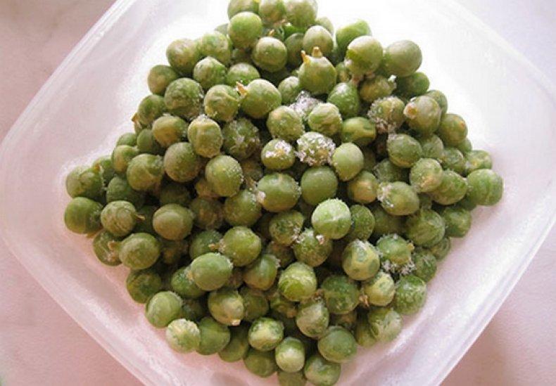congeler des petits pois