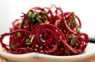 บีทรูทสไตล์เกาหลีในชาม