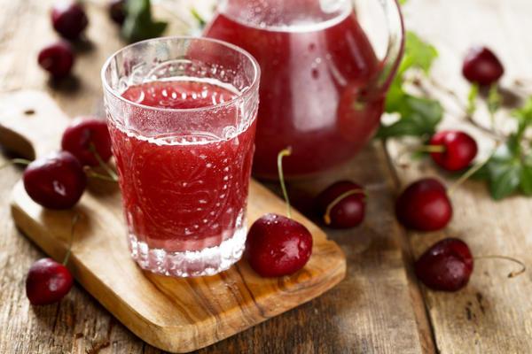 jus de pomme et de cerise