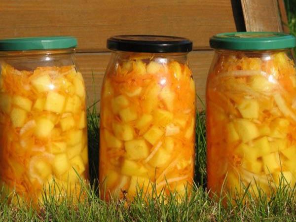 langue de belle-mère à base de courgettes et de carottes