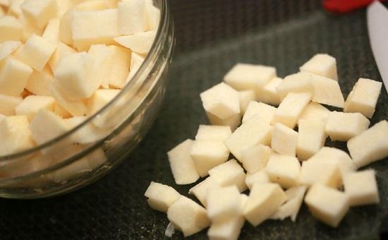 การแช่แข็งหัวผักกาด