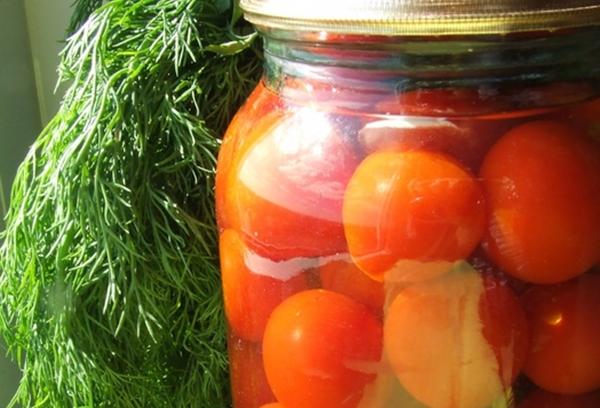 tomates aux fanes de carottes et aux herbes