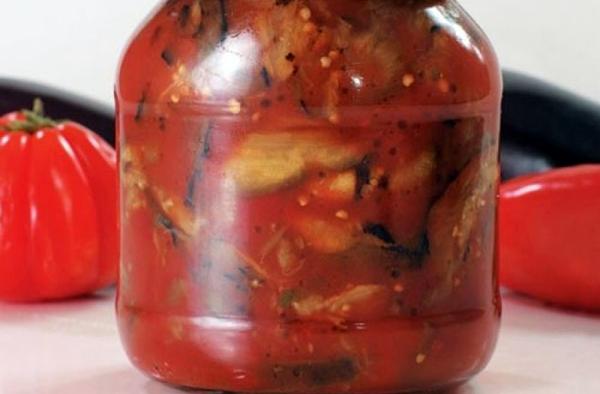 aubergines à la sauce tomate en bocal
