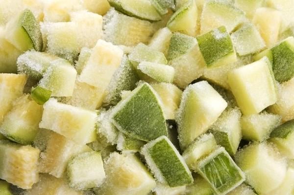 การแช่แข็งบวบ