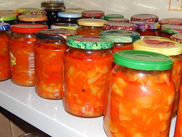 langue de belle-mère à base de courgettes et de tomates