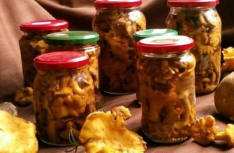 เห็ดแคนทาเรลดองกับมัสตาร์ด