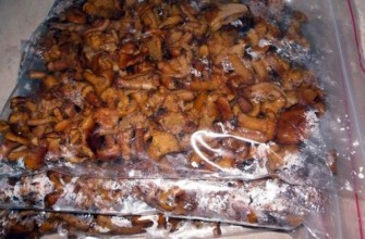 เห็ดแคนทาเรลแช่แข็ง