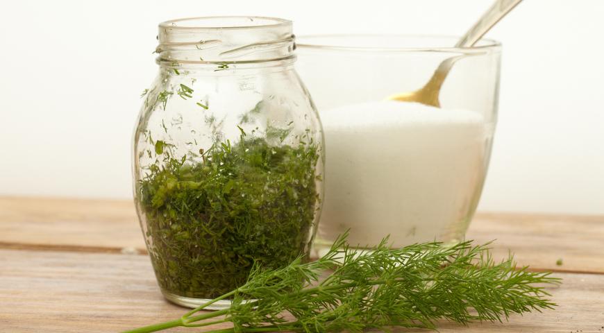 ผักชีลาวดองสำหรับฤดูหนาว