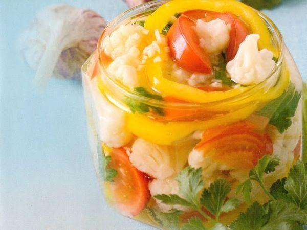 ดอกกะหล่ำสไตล์เกาหลีในขวด