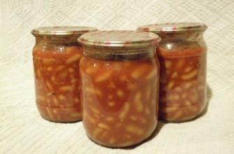 ถั่วในซอสมะเขือเทศ