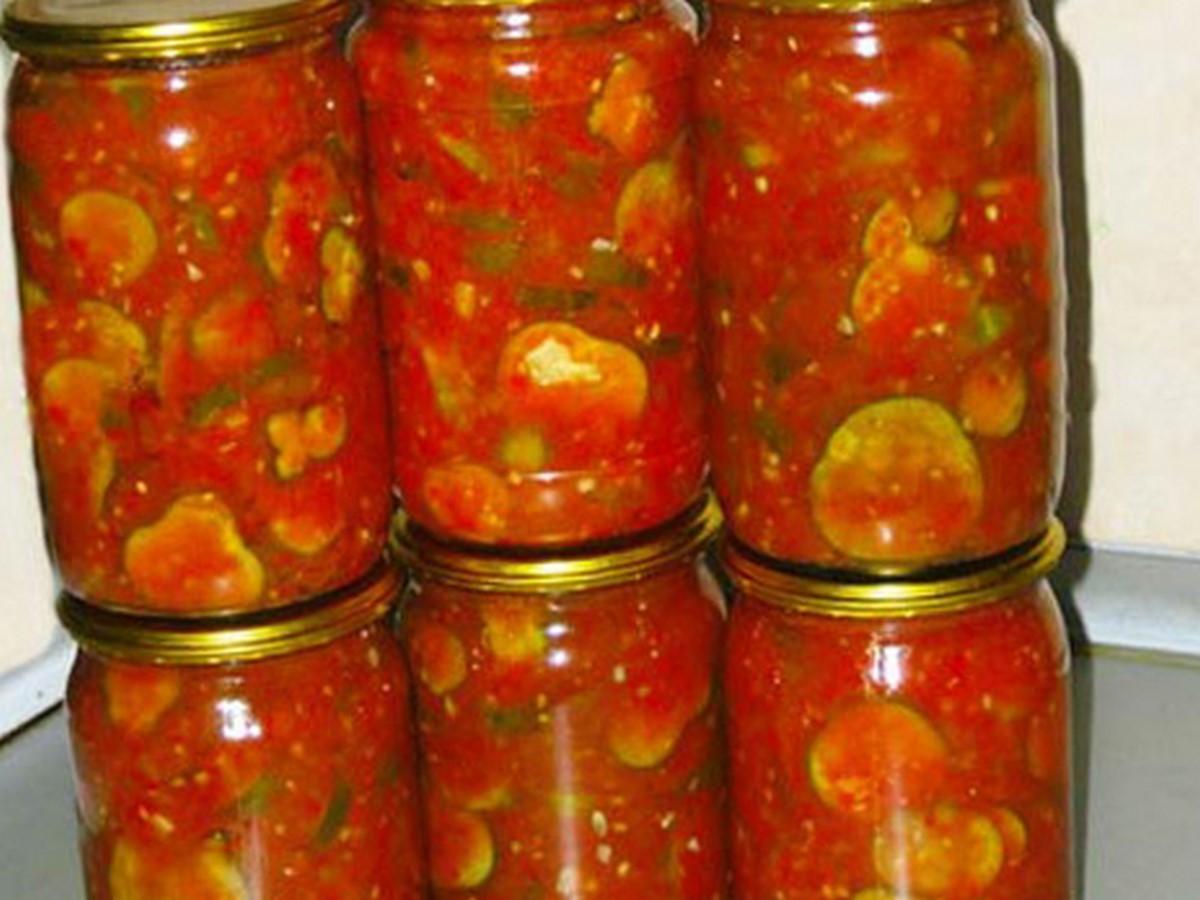 บวบในซอสมะเขือเทศ