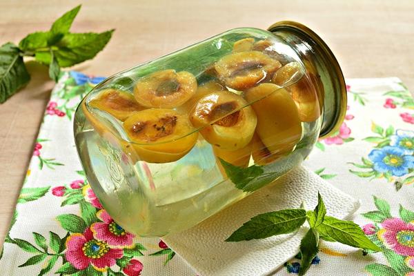 compote d'abricots claire