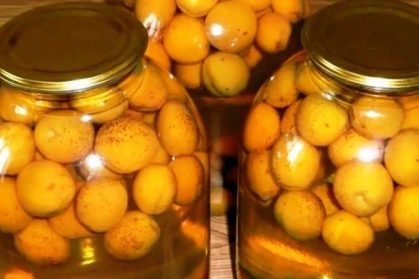 compote d'abricots et de rhum