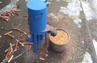 เครื่องปอกเปลือกข้าวโพดแบบโฮมเมด