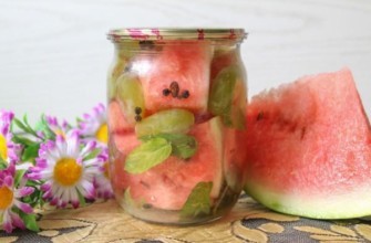 แตงโมเค็มกับองุ่น