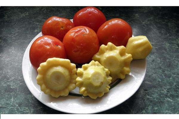 courge aux tomates