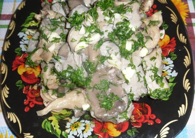 champignons marinés