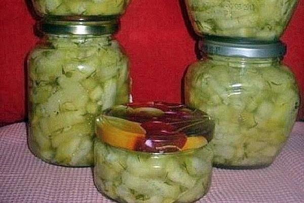 สควอชกับหัวหอมในขวด