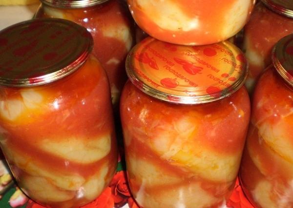 courge à la sauce tomate