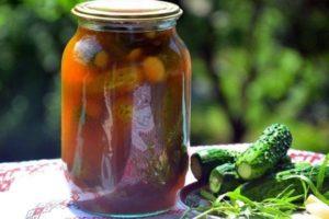 TOP 7 délicieuses recettes de concombres au ketchup pour l'hiver en pots d'un litre