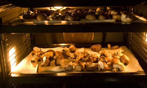 การตากเห็ด