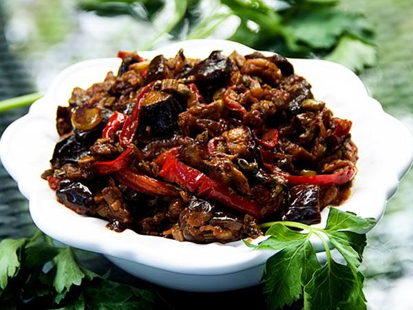 aubergines cuites au four