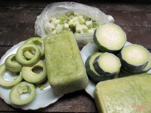 การแช่แข็งบวบ