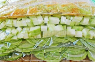 ผักแช่แข็งในถุง