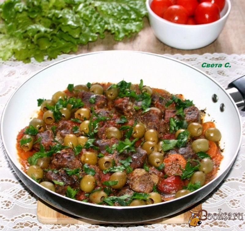 Bœuf mijoté aux olives