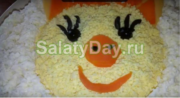 salade en forme de cochon