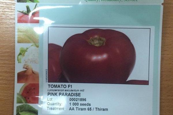emballage de tomate Pink Paradise F1