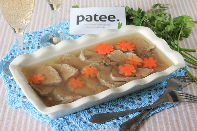 Recette de langue de porc en gelée