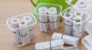 วิธีการหว่านและปลูกต้นกล้ามะเขือเทศบนกระดาษชำระ