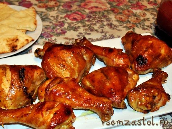 Poulet au miel et à la moutarde