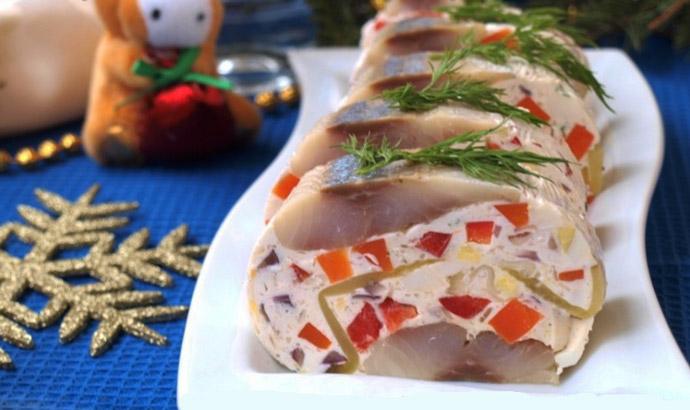 ปลาเฮอริ่งยัดไส้ “Kaleidoscope”