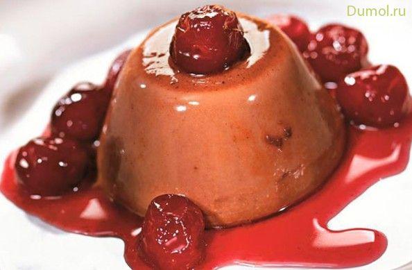 พานาคอตต้าช็อกโกแลตกับครีม