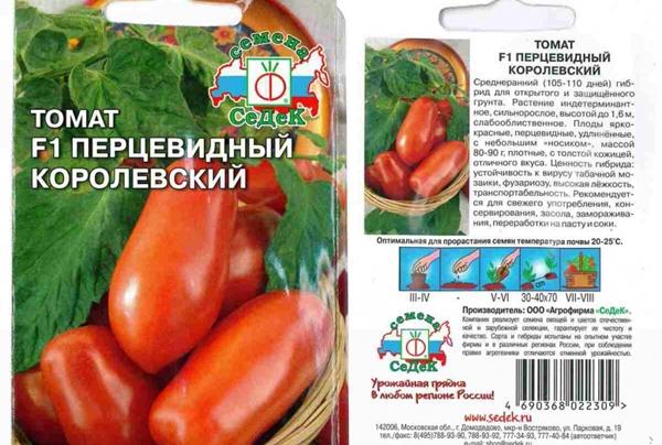 tomate en forme de poivron Royal Sedek