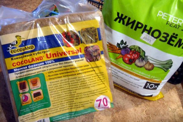 emballage de terreau pour semis