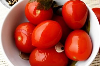 มะเขือเทศดองในชาม