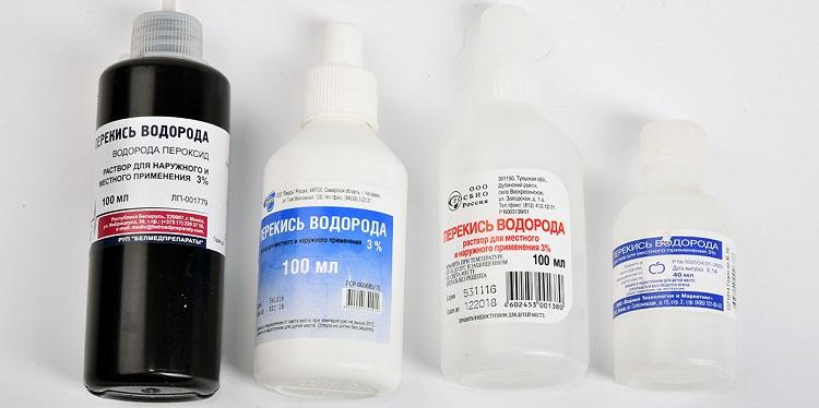 ไฮโดรเจนเปอร์ออกไซด์ในขวด