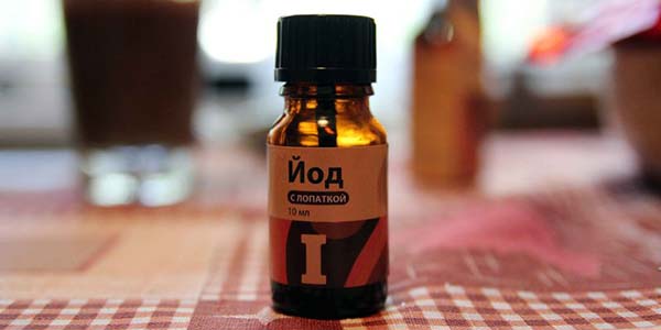 ไอโอดีนในขวด