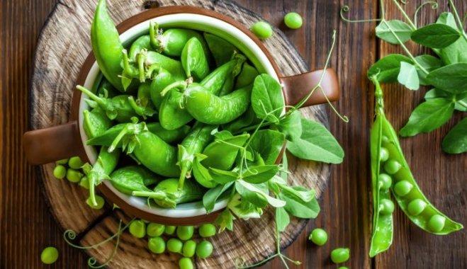 ถั่วลันเตาสุก