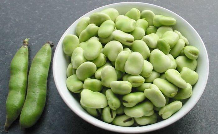 Haricots dans un bol