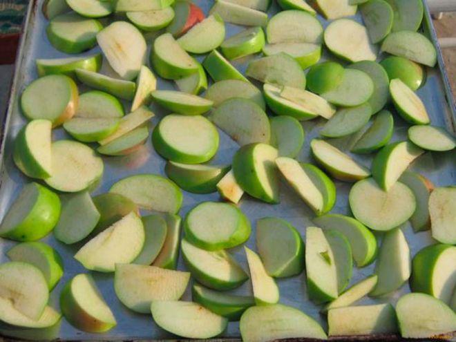 préparer des pommes