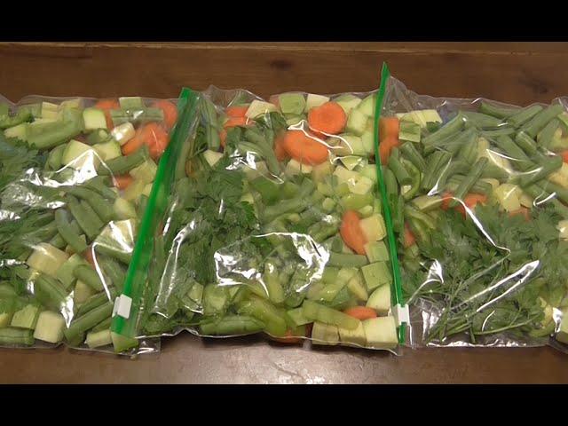 congeler des haricots